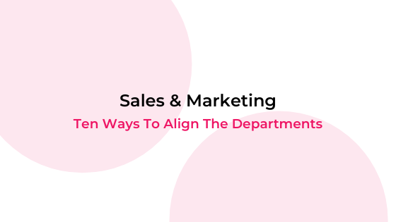 align sales and marketing