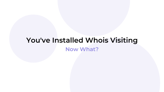 installed whoisvisiting