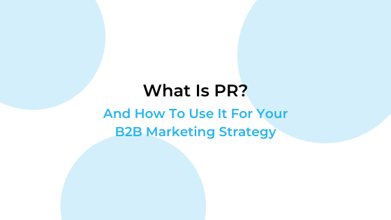 b2b public relations